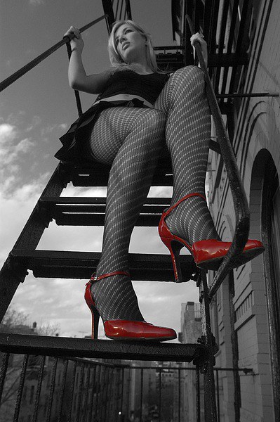 Radiant Red Shoes Picture Board by Jonathan Pankhurst