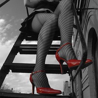 Buy canvas prints of Radiant Red Shoes by Jonathan Pankhurst