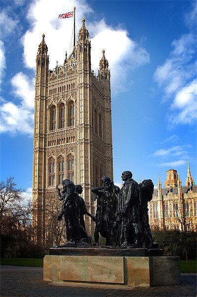 The Burghers of Calais Picture Board by Jonathan Pankhurst
