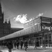 Buy canvas prints of Kings cross station, London by Jonathan Pankhurst