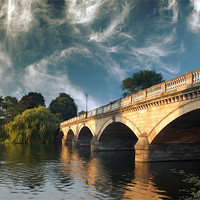 Buy canvas prints of Bridge over the Serpentine  by Jonathan Pankhurst