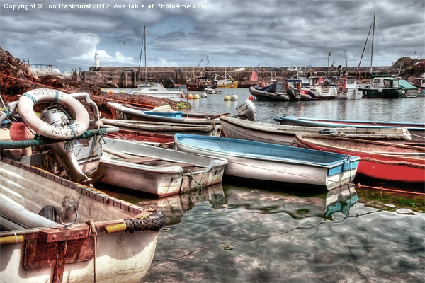 Mevagissey, outer harbor Picture Board by Jonathan Pankhurst