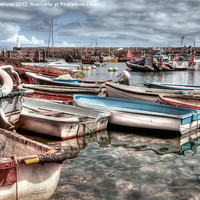 Buy canvas prints of Mevagissey, outer harbor by Jonathan Pankhurst