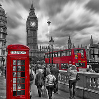 Buy canvas prints of Busy London by John Dickson