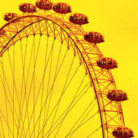 Buy canvas prints of London Eye by John Dickson
