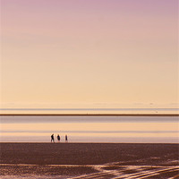Buy canvas prints of Stroll On The Beach by John Dickson