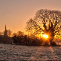 Buy canvas prints of A Winters dawn by Steve Cole