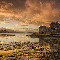 Buy canvas prints of Highland Sunset by Steve Cole