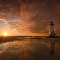 Buy canvas prints of Light up at the lighthouse by Steve Cole