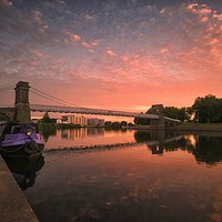 Buy canvas prints of Suspended Sunset by Steve Cole