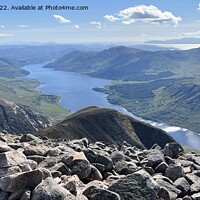 Buy canvas prints of Loch Etive from Ben Starav by Euan Kennedy