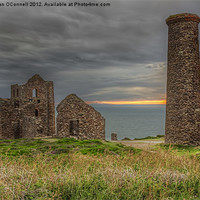 Buy canvas prints of St Agnes Engine House by Jonathan OConnell