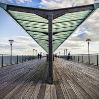 Buy canvas prints of Boscombe Pier Bournemouth by Jonathan OConnell