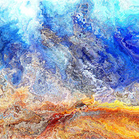 Buy canvas prints of Fiery sea by Jury Onyxman