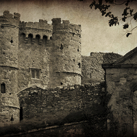 Buy canvas prints of Carisbrooke Castle. by Annabelle Ward