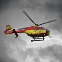 Buy canvas prints of Air Ambulance by Annabelle Ward