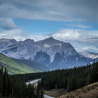 Buy canvas prints of Rockies Road by Adrian Thurm