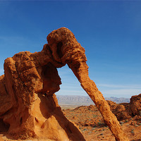 Buy canvas prints of Elephant Rock, Valley of Fire, Nevada by Claudio Del Luongo