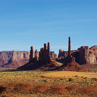 Buy canvas prints of Sand and rocks in Monument Valley, Arizona by Claudio Del Luongo