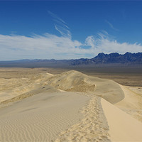 Buy canvas prints of Mojave Dunes, California by Claudio Del Luongo
