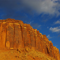 Buy canvas prints of Red rock wall, Utah by Claudio Del Luongo