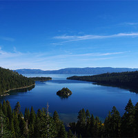 Buy canvas prints of Emerald Bay, Lake Tahoe, California by Claudio Del Luongo