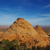 Buy canvas prints of Beautiful rock formations near Page, Arizona by Claudio Del Luongo