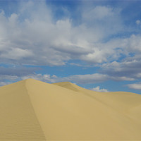 Buy canvas prints of Death Valley dune by Claudio Del Luongo
