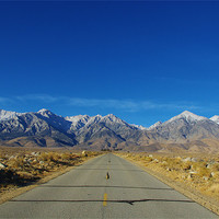 Buy canvas prints of Road to Sierra Nevada, California by Claudio Del Luongo