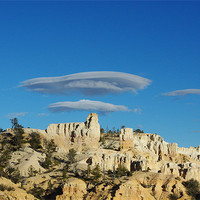 Buy canvas prints of Particular clouds on Bryce Canyon, Utah by Claudio Del Luongo