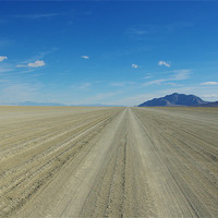Buy canvas prints of Black Rock Desert Playa, wide open, Nevada by Claudio Del Luongo