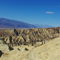 Buy canvas prints of Hiking trail, Death Valley by Claudio Del Luongo