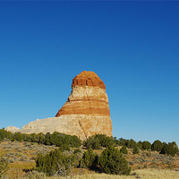 Buy canvas prints of Lonely rock formation by Claudio Del Luongo