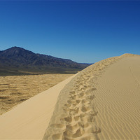 Buy canvas prints of Mojave dune, California by Claudio Del Luongo