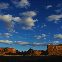 Buy canvas prints of Evening in canyons by Claudio Del Luongo