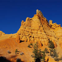 Buy canvas prints of Orange rocks in Casto Canyon, Utah by Claudio Del Luongo