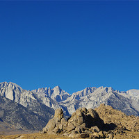 Buy canvas prints of Mt Whitney, highest summit in the lower 48 by Claudio Del Luongo