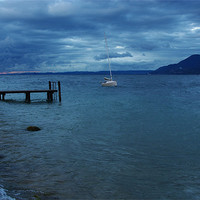 Buy canvas prints of Lake Garda, Italy by Claudio Del Luongo