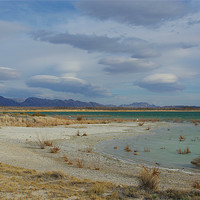Buy canvas prints of Crystal Reservoir, Nevada by Claudio Del Luongo