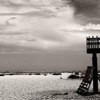 Buy canvas prints of Deserted landscape in Dungeness by Sophie Martin-Castex