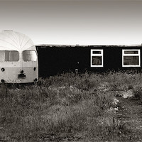 Buy canvas prints of Simple life in Dungeness by Sophie Martin-Castex
