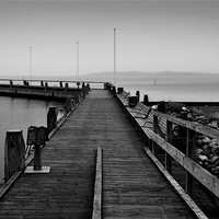 Buy canvas prints of Roskilde Harbour Pier, Denmark by Sophie Martin-Castex