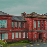 Buy canvas prints of Old Irvine Royal Academy by Chris Archer