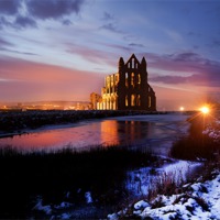 Buy canvas prints of Whitby Abbey by mark davis