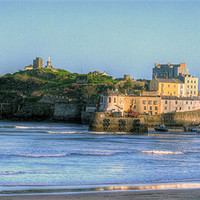 Buy canvas prints of Tenby Panorama by Steve Duckworth