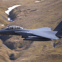 Buy canvas prints of F15E Strike Eagle Low Level by Philip Berry