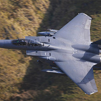 Buy canvas prints of F15E 500mph Low Level Flying by Philip Berry