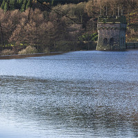 Buy canvas prints of Overflowing Derwent Dam by Philip Berry