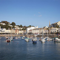 Buy canvas prints of Tranquiliy, Torquay Harbour by Philip Berry
