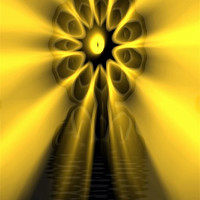 Buy canvas prints of The Electric Yellow Vortex by Ic Imagination